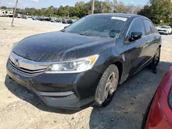 Vehiculos salvage en venta de Copart Tifton, GA: 2017 Honda Accord LX