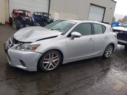 Salvage cars for sale at Woodburn, OR auction: 2015 Lexus CT 200