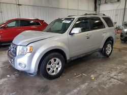 Salvage cars for sale at Franklin, WI auction: 2010 Ford Escape Limited