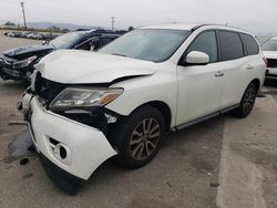 Nissan salvage cars for sale: 2015 Nissan Pathfinder S