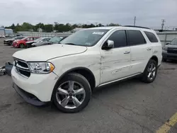 Salvage cars for sale from Copart Pennsburg, PA: 2012 Dodge Durango Citadel