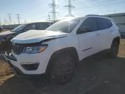 Salvage cars for sale from Copart Elgin, IL: 2021 Jeep Compass 80TH Edition