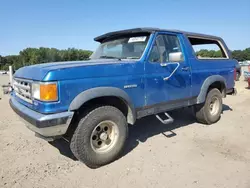 Salvage cars for sale at Conway, AR auction: 1988 Ford Bronco U100