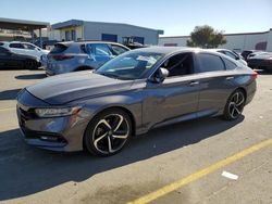 Salvage cars for sale at Hayward, CA auction: 2019 Honda Accord Sport