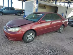 Toyota salvage cars for sale: 2005 Toyota Camry LE