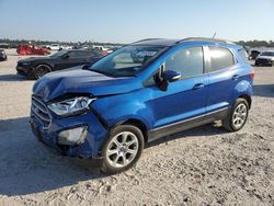 Salvage cars for sale at Houston, TX auction: 2020 Ford Ecosport SE