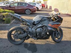 Salvage motorcycles for sale at Sacramento, CA auction: 2014 Yamaha YZFR1