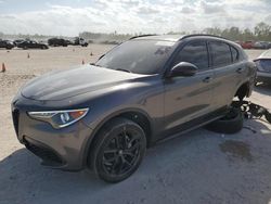 Salvage cars for sale at Houston, TX auction: 2021 Alfa Romeo Stelvio Sport