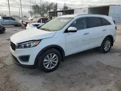 Flood-damaged cars for sale at auction: 2016 KIA Sorento LX