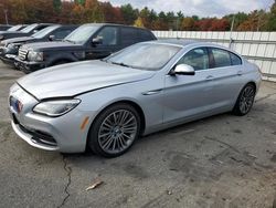 Salvage cars for sale at Exeter, RI auction: 2016 BMW 650 XI Gran Coupe