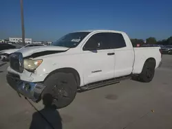 Salvage trucks for sale at Grand Prairie, TX auction: 2009 Toyota Tundra Double Cab