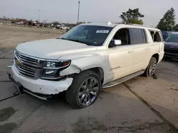 Chevrolet salvage cars for sale: 2015 Chevrolet Suburban K1500 LTZ