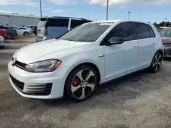 Carros dañados por inundaciones a la venta en subasta: 2017 Volkswagen GTI S/SE