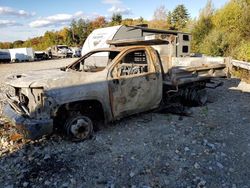 Salvage trucks for sale at Candia, NH auction: 2020 Chevrolet Silverado K3500