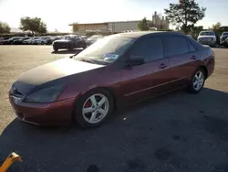 Honda salvage cars for sale: 2005 Honda Accord EX