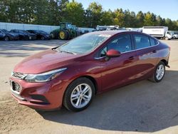 Chevrolet salvage cars for sale: 2016 Chevrolet Cruze LT