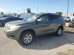 Toyota salvage cars for sale: 2010 Toyota Highlander