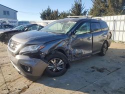 Nissan salvage cars for sale: 2019 Nissan Pathfinder S