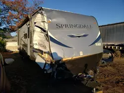 Springdale salvage cars for sale: 2021 Springdale Travel Trailer