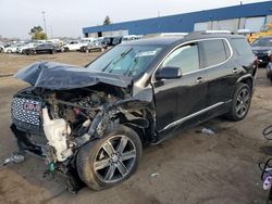 Salvage cars for sale at Woodhaven, MI auction: 2017 GMC Acadia Denali