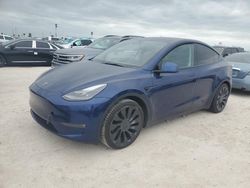 Flood-damaged cars for sale at auction: 2021 Tesla Model Y