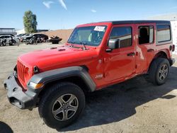 Jeep salvage cars for sale: 2018 Jeep Wrangler Unlimited Sport