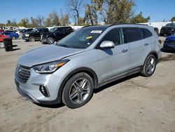 Hyundai salvage cars for sale: 2018 Hyundai Santa FE SE Ultimate