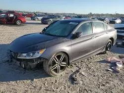 Honda Accord Sport salvage cars for sale: 2016 Honda Accord Sport