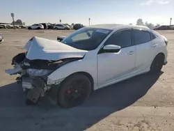 Honda salvage cars for sale: 2018 Honda Civic EX