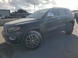 Jeep salvage cars for sale: 2017 Jeep Grand Cherokee Limited