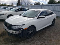 Salvage cars for sale at Bowmanville, ON auction: 2017 Honda Civic LX