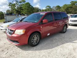 Vehiculos salvage en venta de Copart Fort Pierce, FL: 2014 Dodge Grand Caravan SE