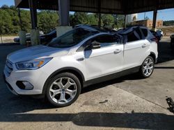 Salvage cars for sale at Gaston, SC auction: 2019 Ford Escape Titanium