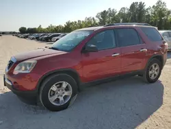 Salvage cars for sale at Houston, TX auction: 2012 GMC Acadia SLE