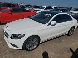 Salvage cars for sale from Copart Arcadia, FL: 2018 Mercedes-Benz C300