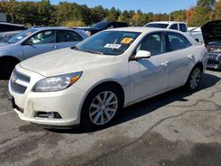 Salvage cars for sale at Exeter, RI auction: 2013 Chevrolet Malibu 2LT