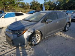 Salvage cars for sale from Copart Fort Pierce, FL: 2021 Toyota Corolla LE