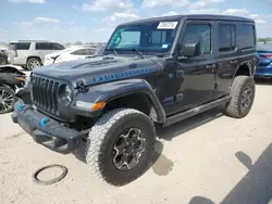 Jeep Vehiculos salvage en venta: 2021 Jeep Wrangler Unlimited Rubicon 4XE