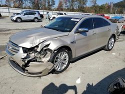 Salvage cars for sale at Spartanburg, SC auction: 2018 Ford Taurus Limited