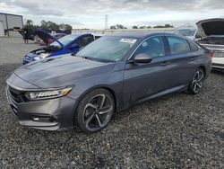 Flood-damaged cars for sale at auction: 2018 Honda Accord Sport