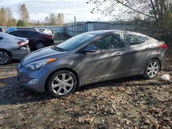 Hyundai Elantra gls salvage cars for sale: 2013 Hyundai Elantra GLS