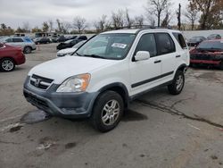 Salvage cars for sale from Copart Bridgeton, MO: 2002 Honda CR-V EX