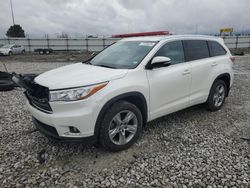 Salvage cars for sale from Copart Cahokia Heights, IL: 2014 Toyota Highlander Limited