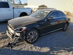 Mercedes-Benz salvage cars for sale: 2015 Mercedes-Benz C 300 4matic