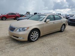 Salvage cars for sale at Arcadia, FL auction: 2007 Lexus LS 460