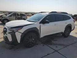 Salvage cars for sale at Grand Prairie, TX auction: 2023 Subaru Outback Onyx Edition XT