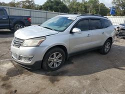 Chevrolet salvage cars for sale: 2015 Chevrolet Traverse LT