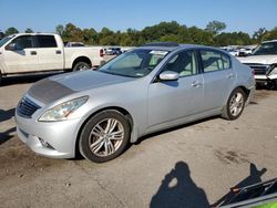 Salvage cars for sale at Florence, MS auction: 2011 Infiniti G37 Base