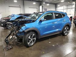 Salvage cars for sale at Ham Lake, MN auction: 2016 Hyundai Tucson Limited