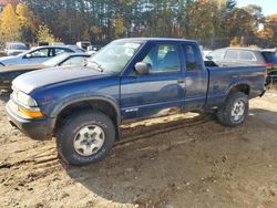 Chevrolet salvage cars for sale: 2002 Chevrolet S Truck S10